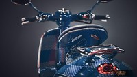 Goldwingfetish tidak menyebutkan berapa harga pasti Vespa 946 Louis Vuitton ini. Namun pastinya cukup mahal, mengingat Vespa 946 yang dijual di Indonesia harganya mencapai ratusan juta rupiah. Foto: Dok. Goldwingfetish
