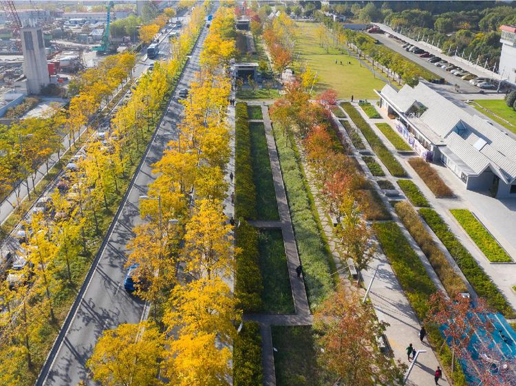 Indahnya Taman Bekas Landasan Pacu di China