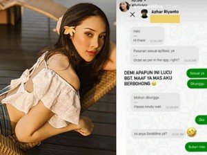 Kocak! Anya Geraldine Bohongi Ojol Saat Pesan Croissant