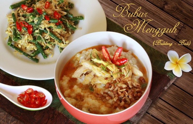 Mengenal Bubur Mengguh khas Bali yang Mirip Bubur Ayam