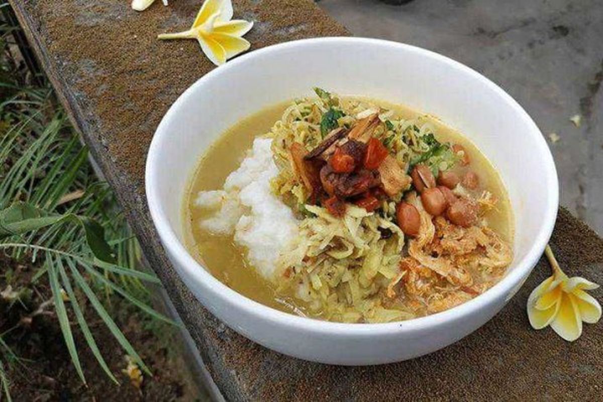 Mengenal Bubur Mengguh khas Bali yang Mirip Bubur Ayam