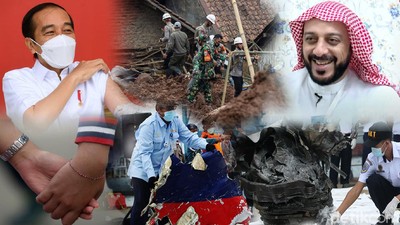 Sriwijaya Air Jatuh-Jokowi Divaksin hingga Wafatnya Syekh Ali Jaber