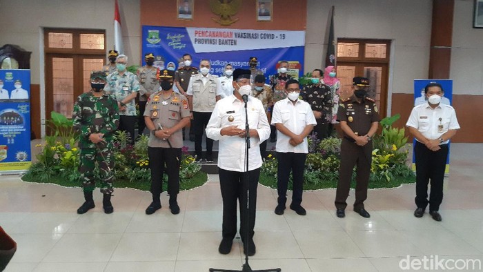 Forpimda Banten Divaksinasi