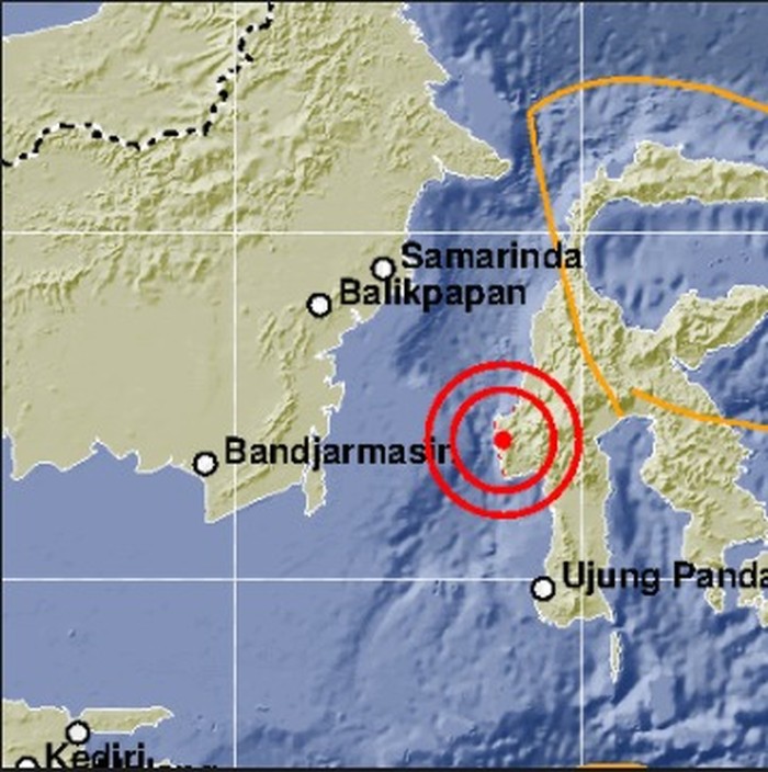 Foto dampak gempa di majene Sulbar Foto dampak gempa di majene Sulbar