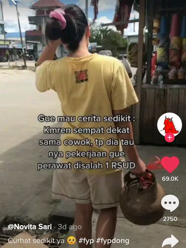 Kerja Sampingan Jadi Kuli Antar Gas, Perawat Ini Dijauhi Gebetannya