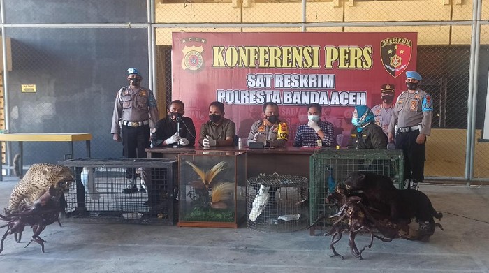Konferensi pers di Polrestabes Aceh (Agus Setyadi-detikcom)