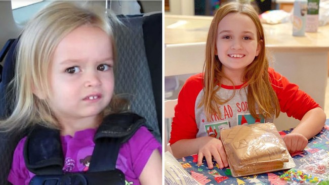 Side-Eyeing Chloe Anak kecil lain yang kini sudah tumbuh besar setelah jadi meme viral adalah Chloe. Wajahnya yang kebingungan jadi viral setelah videonya diposting di YouTube. Ketika itu, Chloe diberi tahu bahwa ia akan pergi ke Disneyland bukan berangkat sekolah.  Foto: Dok. Internet/Instagram Chloe