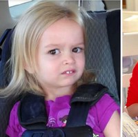 Side-Eyeing Chloe Anak kecil lain yang kini sudah tumbuh besar setelah jadi meme viral adalah Chloe. Wajahnya yang kebingungan jadi viral setelah videonya diposting di YouTube. Ketika itu, Chloe diberi tahu bahwa ia akan pergi ke Disneyland bukan berangkat sekolah.  Foto: Dok. Internet/Instagram Chloe