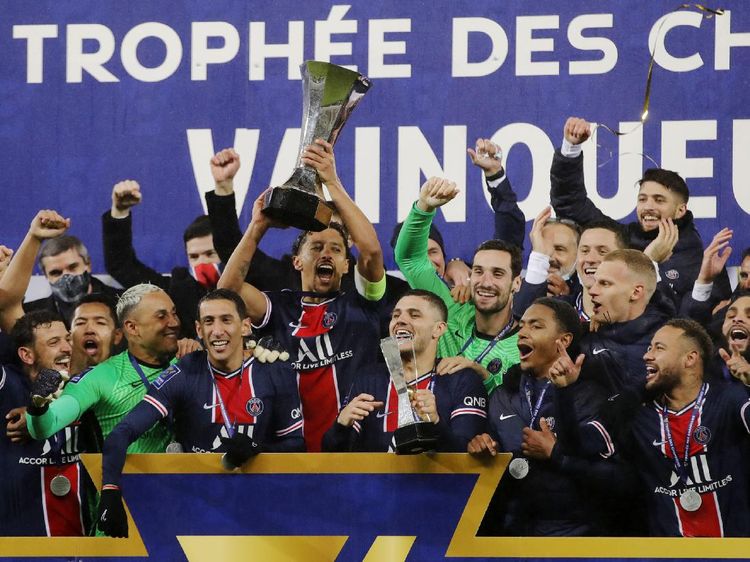 PSG Juara Piala Super Prancis 2020