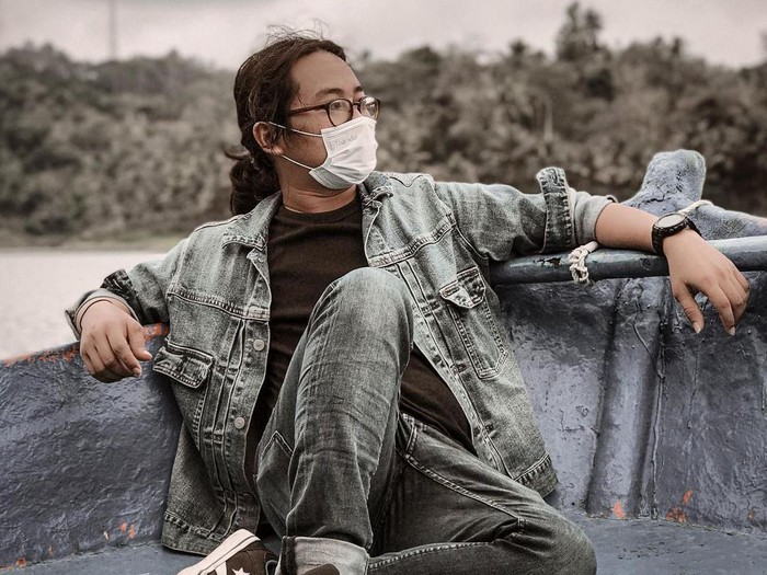twitter Banu, pria yang berambut gondrong korban begal payudara