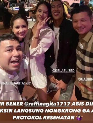 Viral Raffi Ahmad tak pakai masker usai vaksin