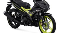 Tak ketinggalan, Yamaha MX King warna Sporty Black Yellow yang sesuai dengan konsumen yang berani tampil beda.  MX King 150 warna baru ini dipasarkan dengan harga Rp 24.075.000 on the road Jakarta. Foto: YIMM