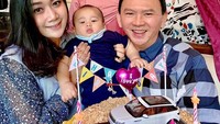 Rayakan ulang tahun sang suami, Puput berikan kejutan kue megah. Lengkap dengan miniatur mobil Range Rover di atasnya. Foto: Instagram @basukibtp & @puputnastitidevi