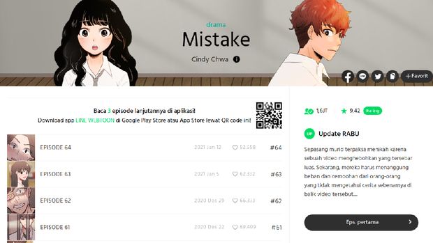 5 Webtoon Terpopuler di Awal 2021