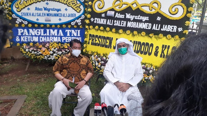 Adik Syekh Ali Jaber, Syekh Muhammad Jaber (Foto: Afzal/detikcom)