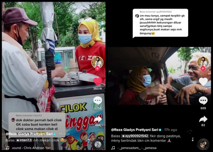 Dokter Gladys Jadi Sorotan Usai Borong Cilok dan Pisang di Pinggir Jalan