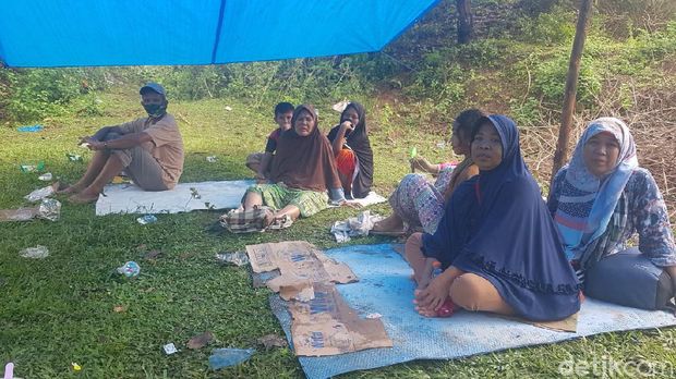 Kondisi pascagempa di Mamuju