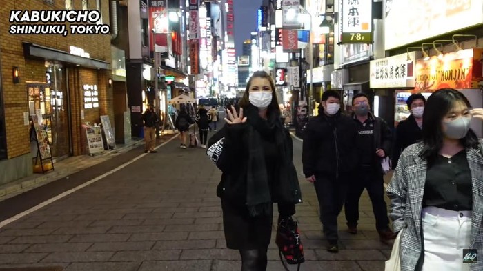 Maria Ozawa di Kabuki-cho, Tokyo, Jepang.
