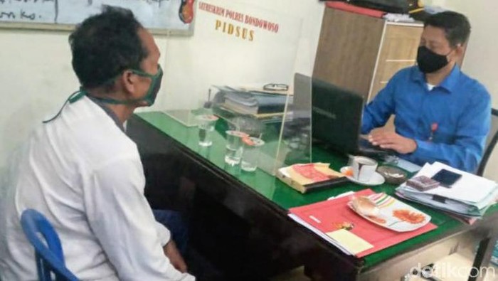 Pelaku penggelar tanding gobak sodor di Bondowoso diamankan.
