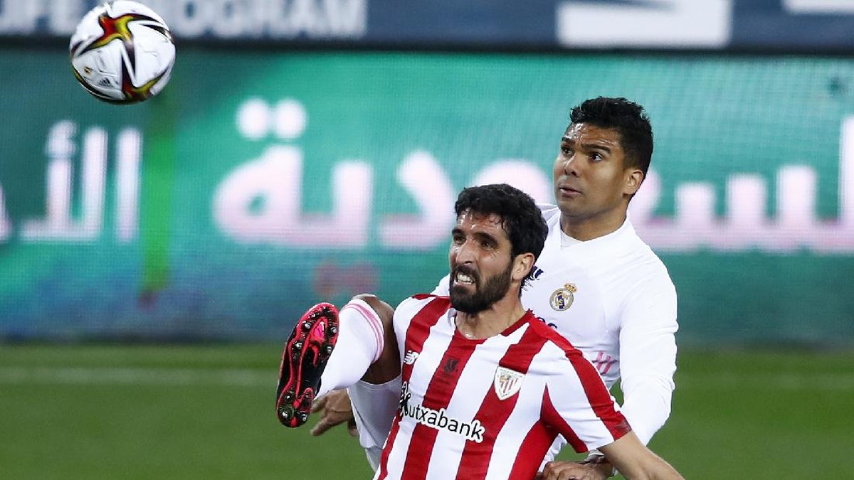Real Madrid kalah 1-2 dari Athletic Bilbao di semifinal Piala Super Spanyol. (Foto: Getty Images/Fran Santiago)
