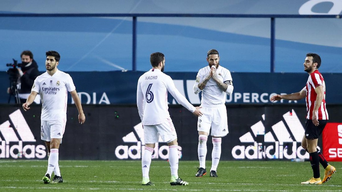 Real Madrid kandas di semifinal Piala Super Spanyol. (Foto: Getty Images/Fran Santiago)