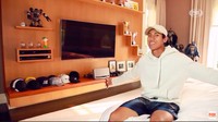 Begini tampilan ruang pribadi Sean Gelael. (Foto: dok. YouTube RANS/KUY)
