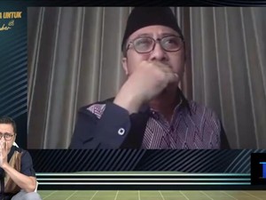 Tangis Sesenggukan Yusuf Mansur Saat Doa Bersama Virtual untuk Syekh Ali Jaber