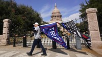 Biro Penyelidikan Federal AS (FBI) menyatakan mendapat informasi tentang adanya upaya kerusuhan dan kekerasan saat pelantikan Biden dan Wakil Presiden terpilih, Kamala Harris. AP Photo/Eric Gay  