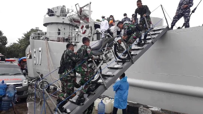 TNI AL Kirim Kapal Rumah Sakit dr Soeharso Bantu Penanganan Korban Gempa Mamuju