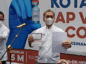 Sehari Usai Divaksinasi, Wawalkot Bogor: Sedikit Ngantuk Tapi Masih Normal