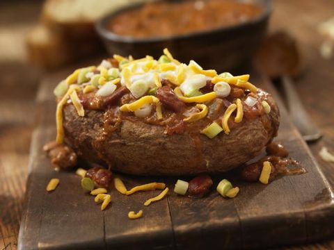 Menu Baked Potato di Wendy's