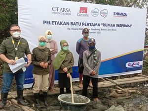 CT ARSA Foundation-PZ Cussons Bangun Rumah Inspirasi di Muara Gembong