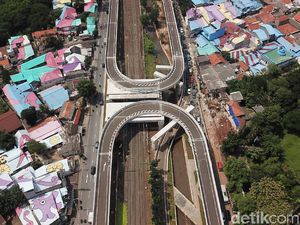 Flyover Tapal Kuda Jaksel Belum Selesai, Ini Kendalanya