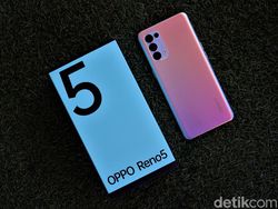 Unboxing Oppo Reno5, HP Rp 5 Juta Berfitur Lengkap
