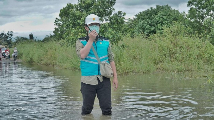 Penormalan Gardu Induk Terdampak Banjir di Kalsel Dikebut