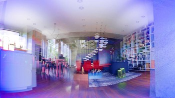 Ini pandangan mata ikan mas ketika melihat ruangan. Foto: HomeAdvisor  