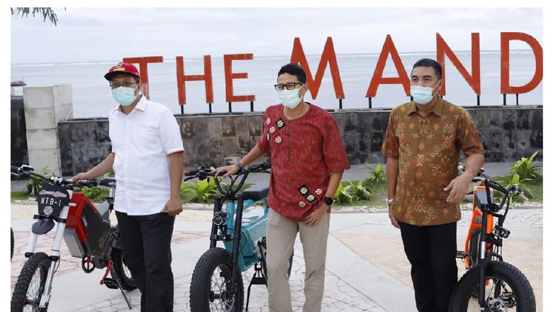 sandiaga di Mandalika sandiaga di Mandalika