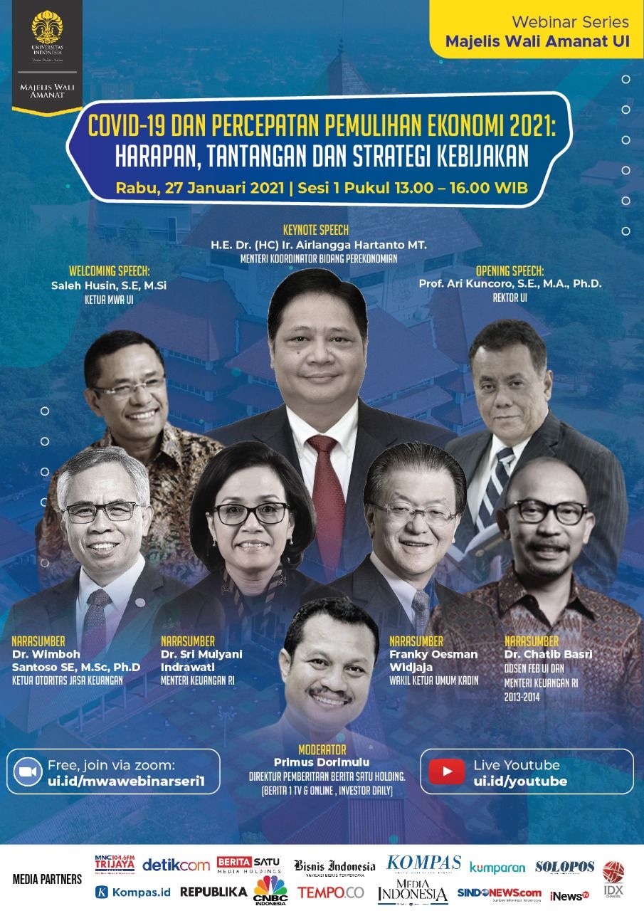 Webinar Percepatan Pemulihan Ekonomi 2021