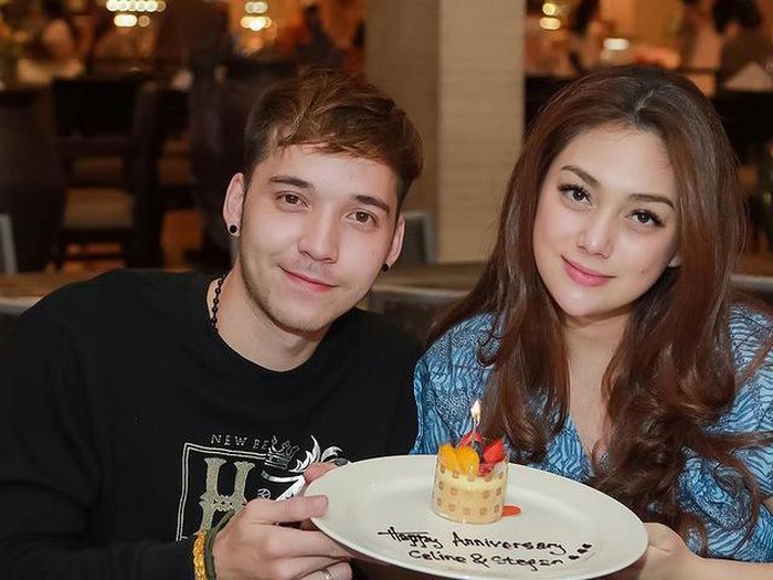kebersamaan Celine Evangelista dan keluarganya