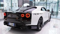 Nissan GT-R50 dibekali mesin V6 3.800 cc twin-turbo. Tenaga maksimalnya mencapai 710 daya kuda. Dengan tenaga yang buas itu, kekakuan dan daya tahan sasis menjadi hal yang terpenting. Foto: Dok. Nissan