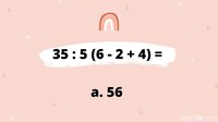 Masih bingung dengan jawabannya? Kerjakan dahulu operasi bilangan yang di dalam kurung, lalu mulai lagi dari kiri ke kanan.