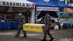 10 Hari Evakuasi, KRI Rigel Bersandar di Posko Darurat SJ-182