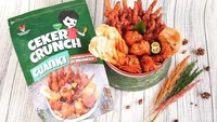Ceker mercon yang enaknya bikin nagih bisa kamu dapatkan dari Ceker Crunch (@cekercrunch). Ceker mercon di sini sudah dalam kemasan instan dan dipadukan baso aci, cuanki, atau seblak. Nikmat! Foto: Instagram @cekercrunch