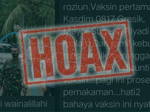 Hoax Kasdim Gresik Meninggal Akibat Vaksin COVID-19, Ini Penjelasannya!