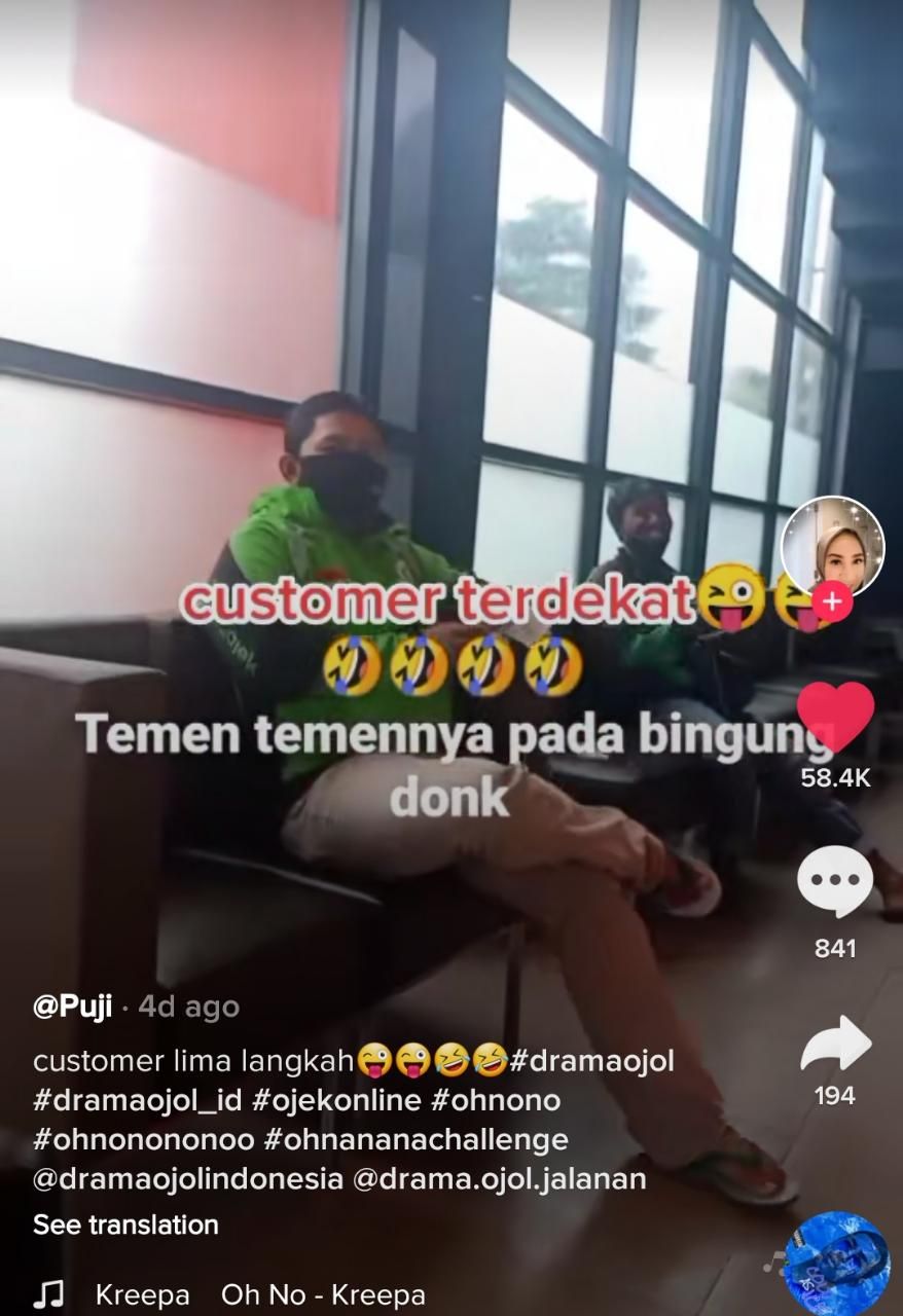 Kocak! Netizen Pesan Makanan Via Ojol Padahal Jaraknya Hanya 5 Langkah
