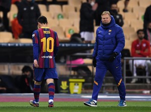 Koeman Berharap Sanksi Messi Dikurangi