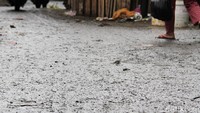 Yang menjadi salah satu ciri khas adalah jalanan pasar tradisional selalu kumuh. 