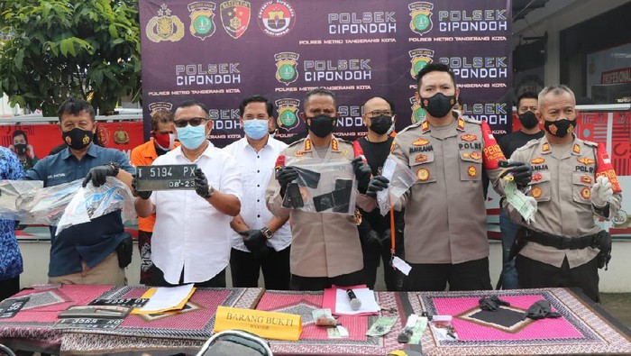 Polsek Cipondoh Gagalkan Penyelundupan Motor Bodong di Tol Tangerang