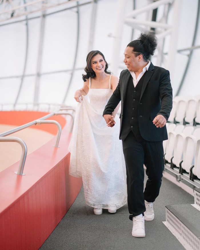 prewedding Arie Kriting dan Indah Permatasari