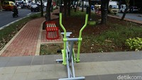 Disediakannya peralatan olahraga dan fasilitas pendukung lainnya di taman agar warga memanfaatkannya untuk berolahraga bersama keluarga.
